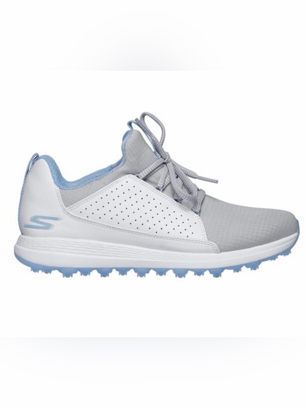 Schechers Light Gray Go Max Mojo Spikeless Golf Shoes Slip-On Sneakers Sz 10